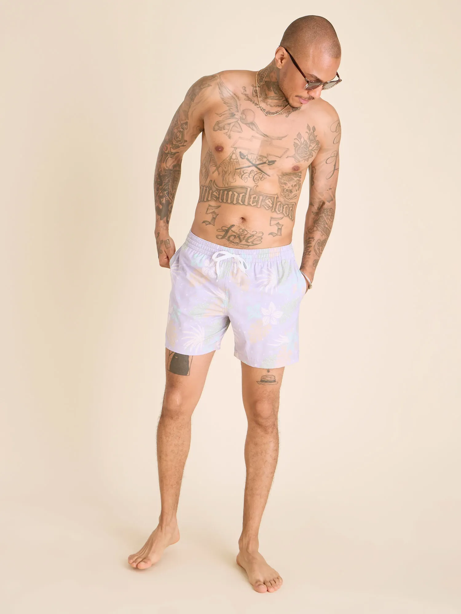 The Cosmic Florals 5.5" (Classic Swim Trunk) - Image 4