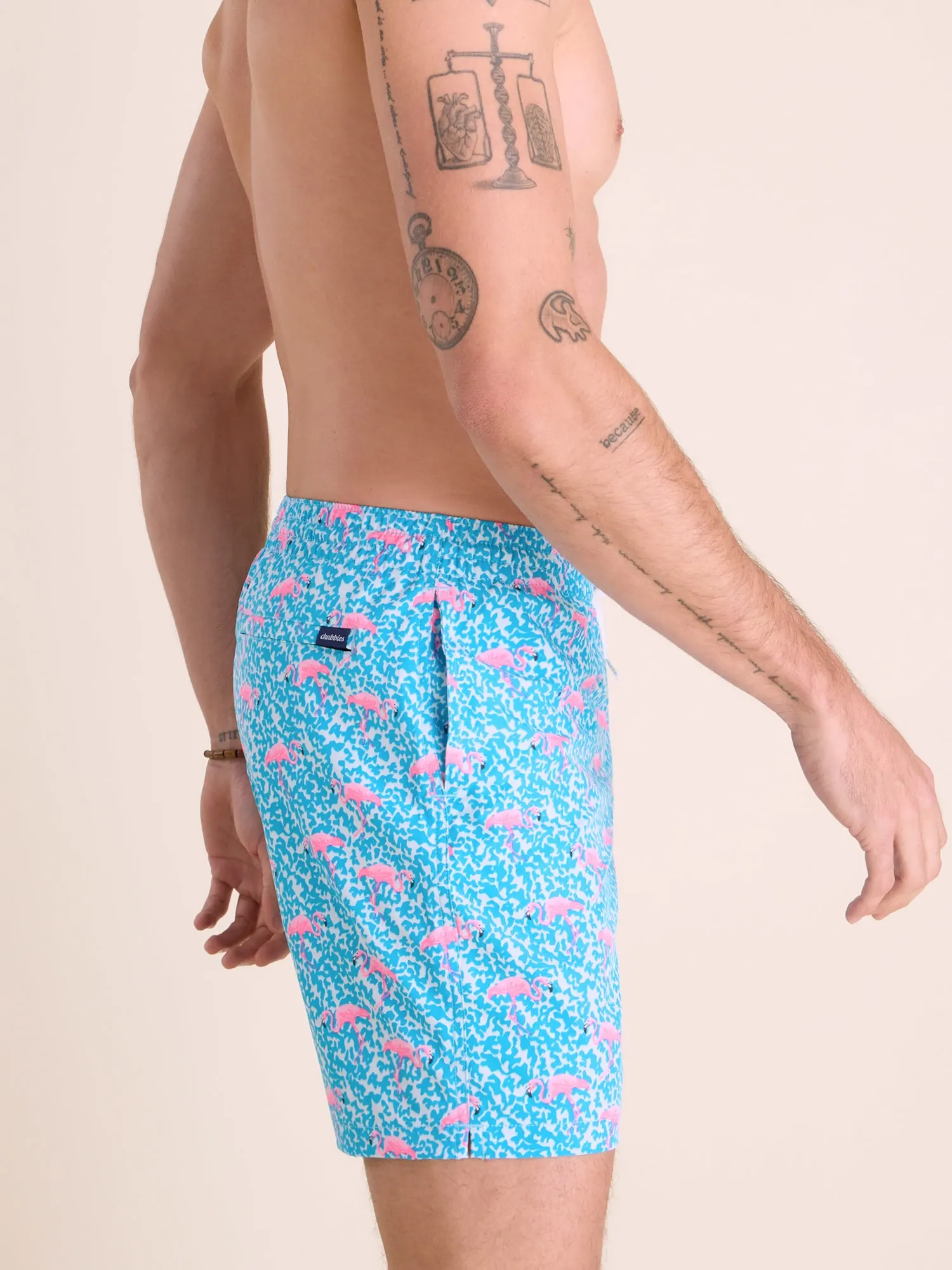 The Domingos Are For Flamingos 7" (Classic Swim Trunk) - Image 3
