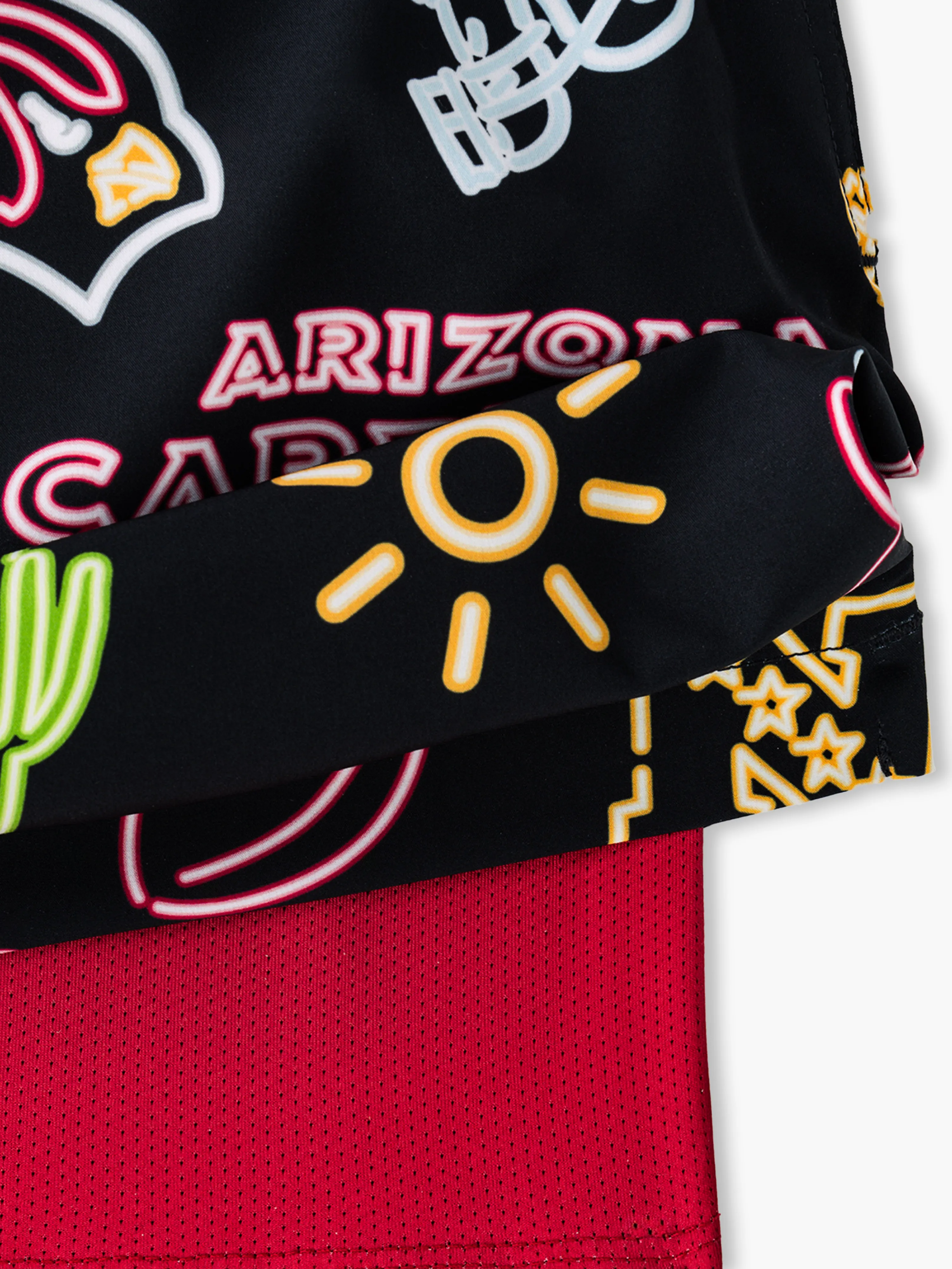 The Neon Cardinals 5.5" (NFL Classic Lined Swim Trunks) - Image 2
